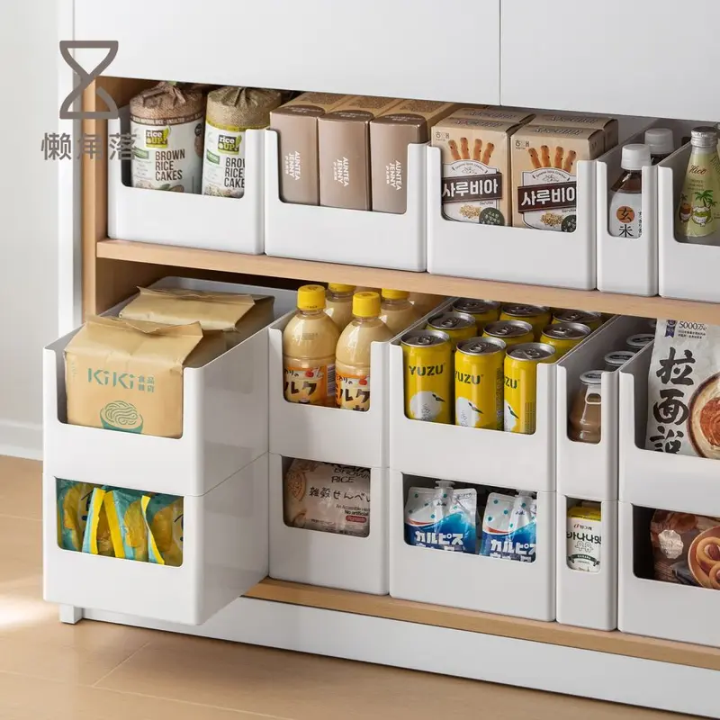 Eckschrank-Aufbewahrungsbox, rechtwinkliger Organizer