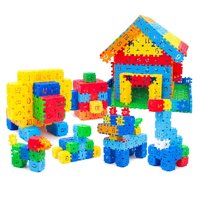 Yapı blokları oyuncak, 3-6 yaş puzzle ev