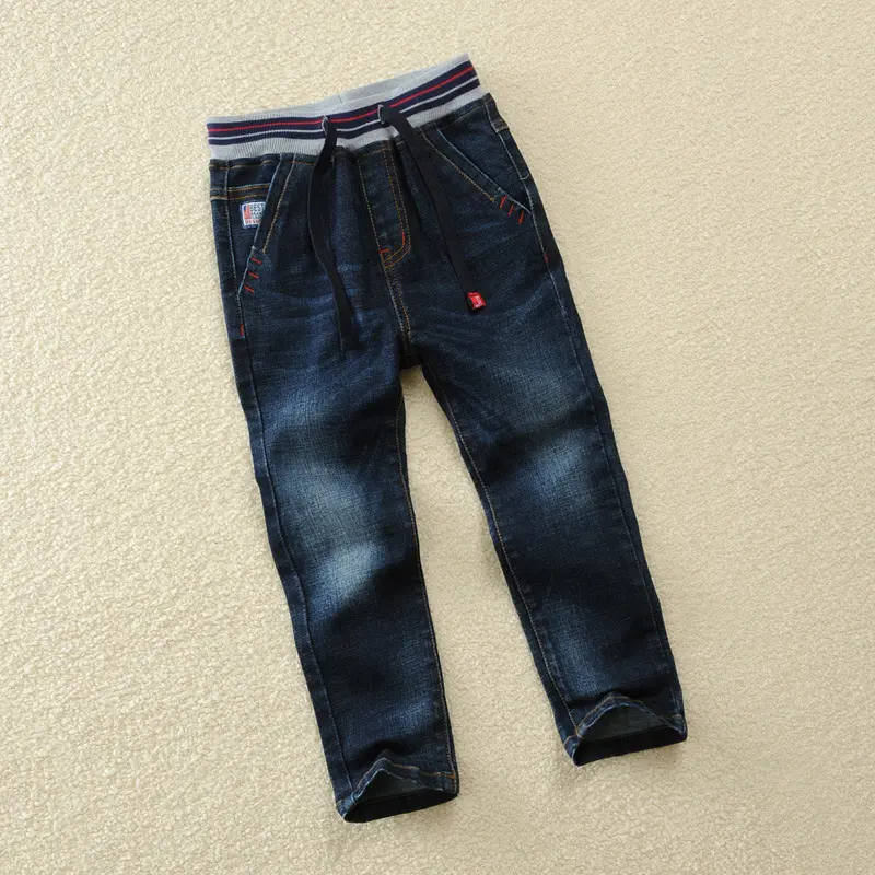 Boys' Stretch Jeans, Spring Autumn, Middle and Big Kids