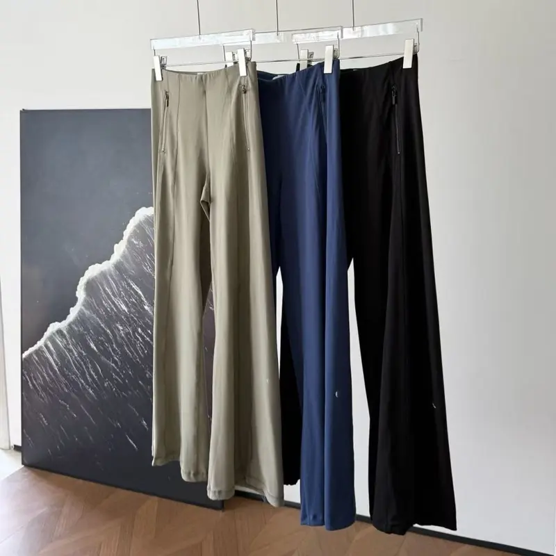 Lu high-waist wide-leg yoga pants lightweight soft comfortable