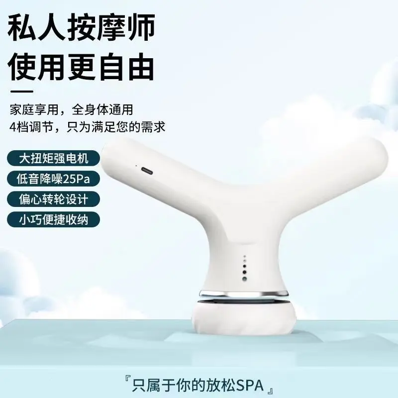 爆款筋膜枪自卫女按摩器电动震动面部肩膀颈椎肌肉旋转按摩推脂仪