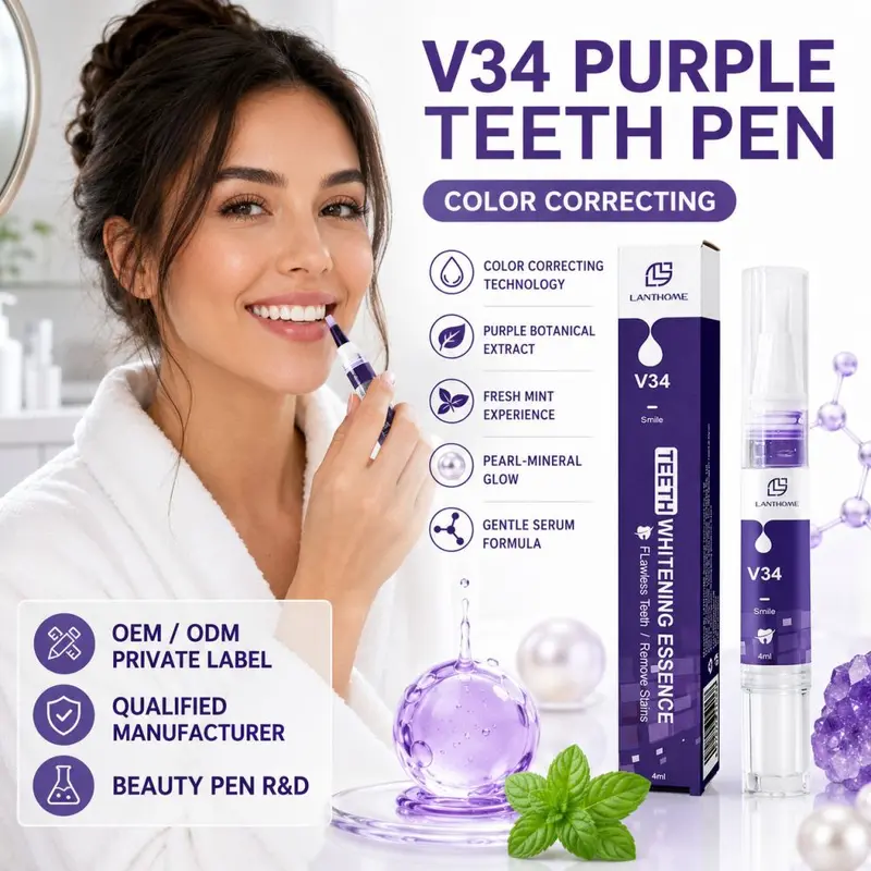 V34 Zahnaufhellungsstift mit Gel-Formel