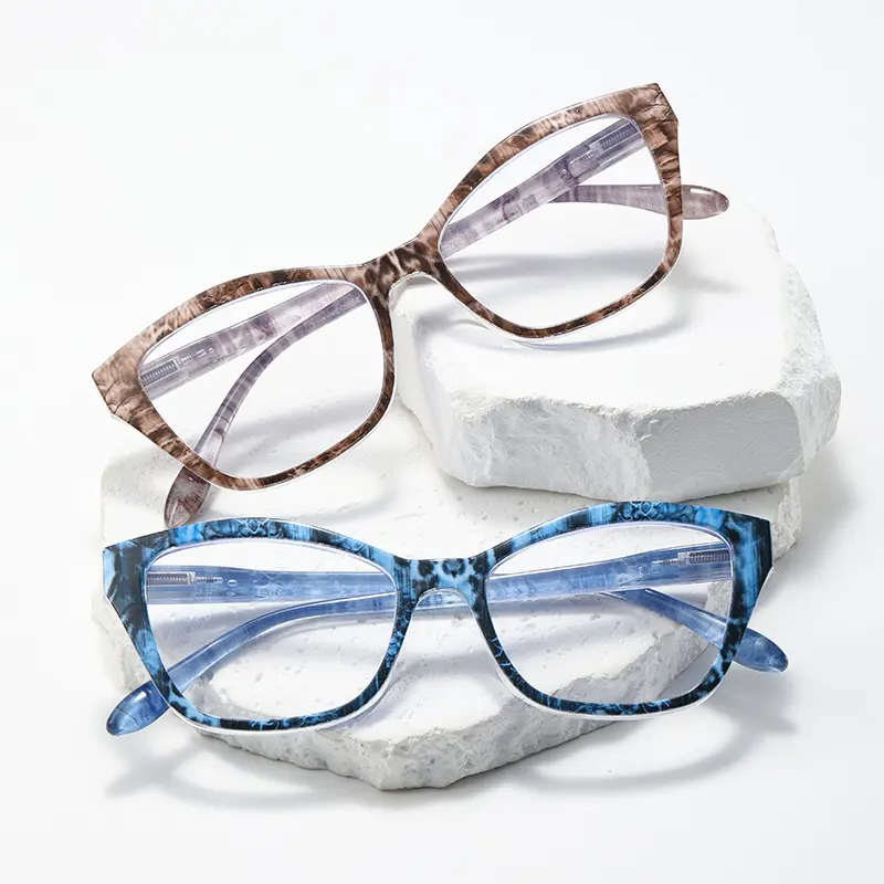 Blue Light Blocking Spring-Temple Reading Glasses, Model 885A