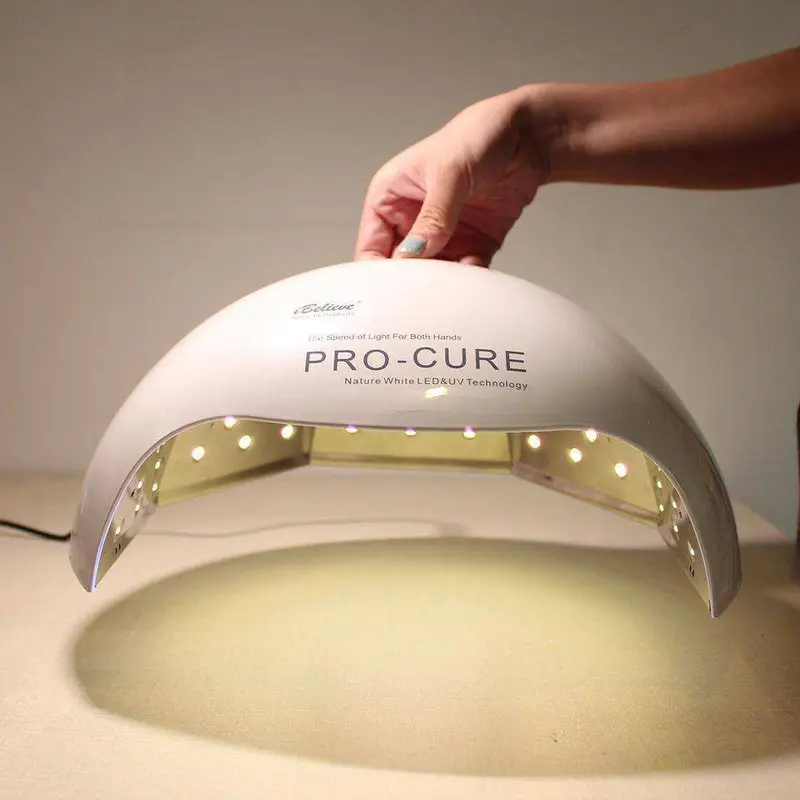 72 W aufladbarer UV-Gel-Nageltrockner LED-Lampe