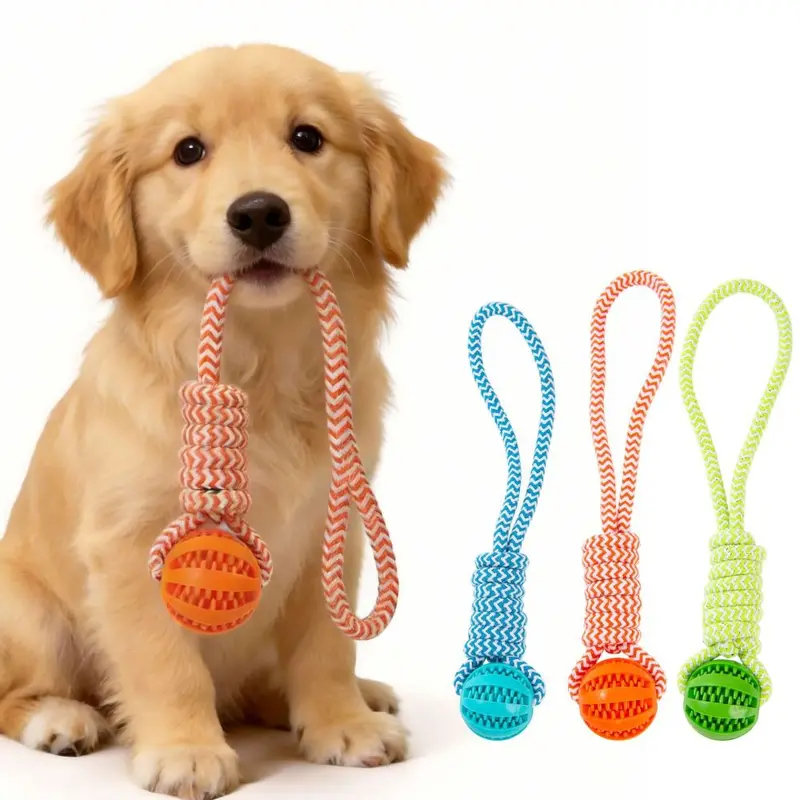 Interactive Dog Rope Toy, Durable, Chew-Resistant
