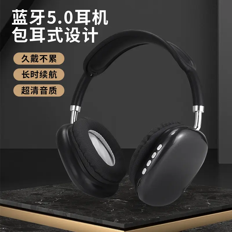 Sınır ötesi P9 Bluetooth kulaklık başa takılan cep telefonu subwoofer kablosuz spor oyun evrensel kulaklık fabrika doğrudan satış
