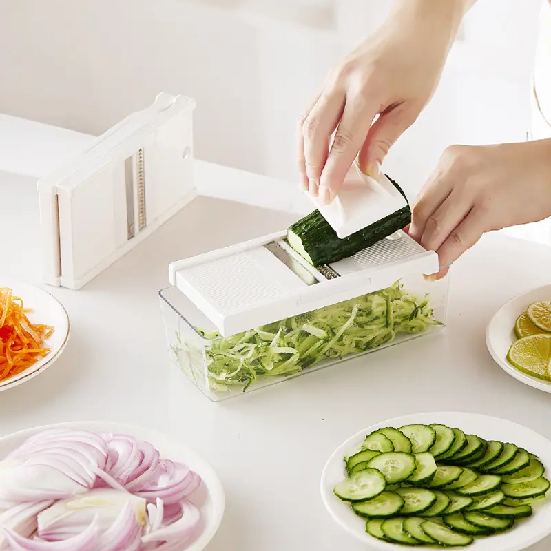 Multifunctional vegetable cutter manual potato slicer grater