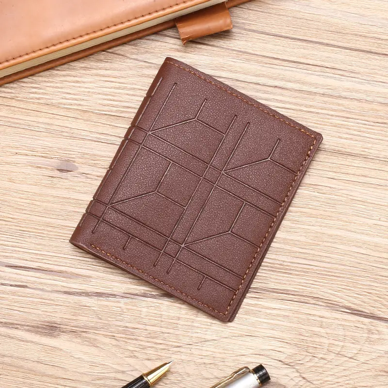 Men's Short Wallet, Large Capacity with Multiple Card Slots