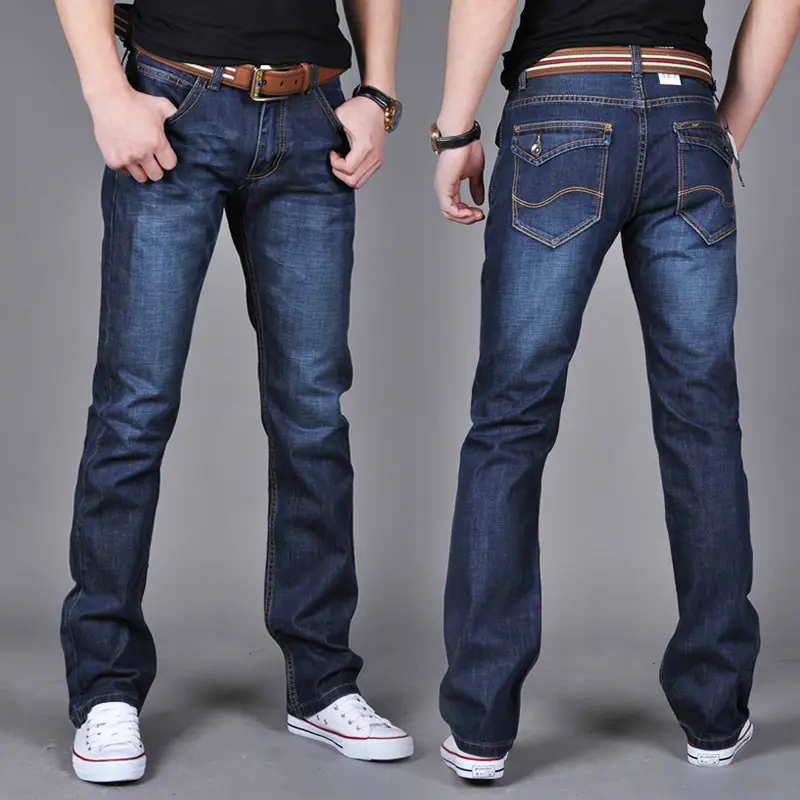 Men's Straight Slim Fit Jeans, Plus Size, 2024 Model