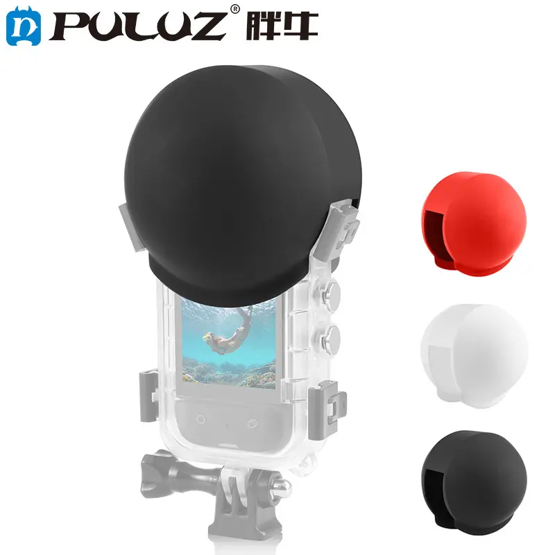 Invisible Waterproof Case for Insta360 X5 Panoramic Camera, Silicone Lens Protective Cover
