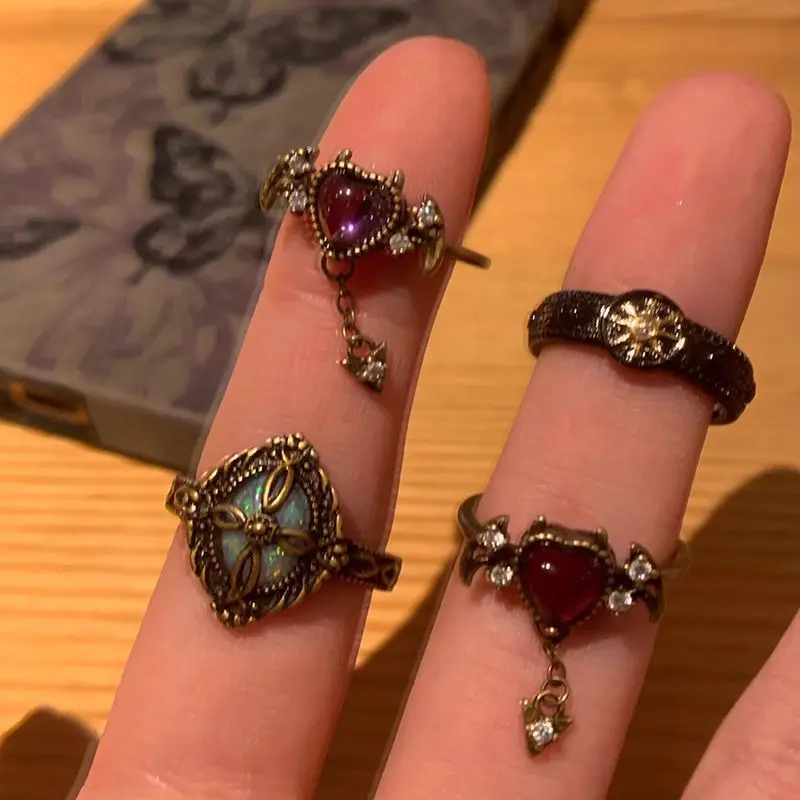 Boho-Stil Ring, Vintage, Stammesmotiv
