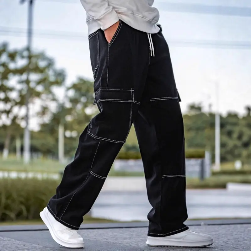 Herren-Jeans mit Seitentaschen, Modell 2025, NK389