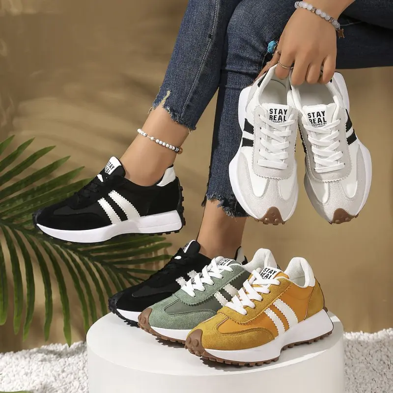 Women's Plus Size Chunky Dad Shoes, Thick Sole, Spring/Summer 2025