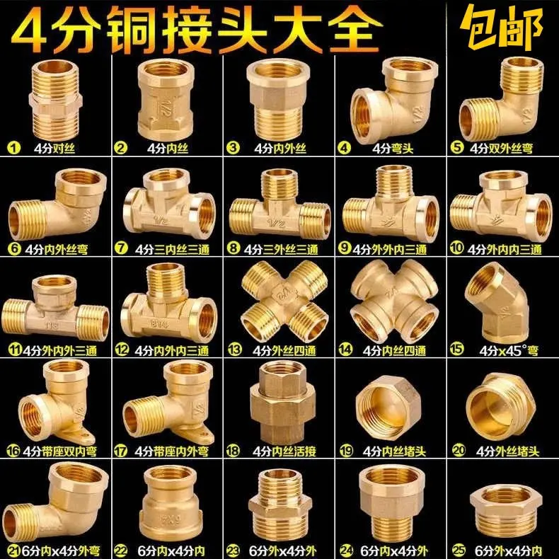 Copper Reducer Fitting 6 to 4 Inch, Plumbing Connector