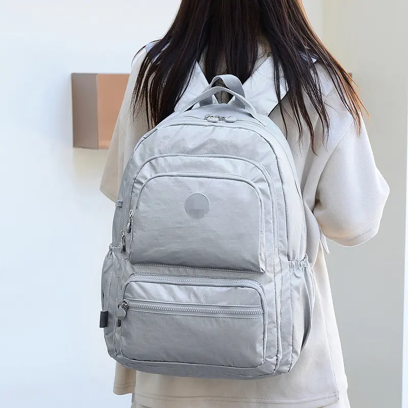 Wasserdichter Canvas-Rucksack, mehrere Fächer, große Größe