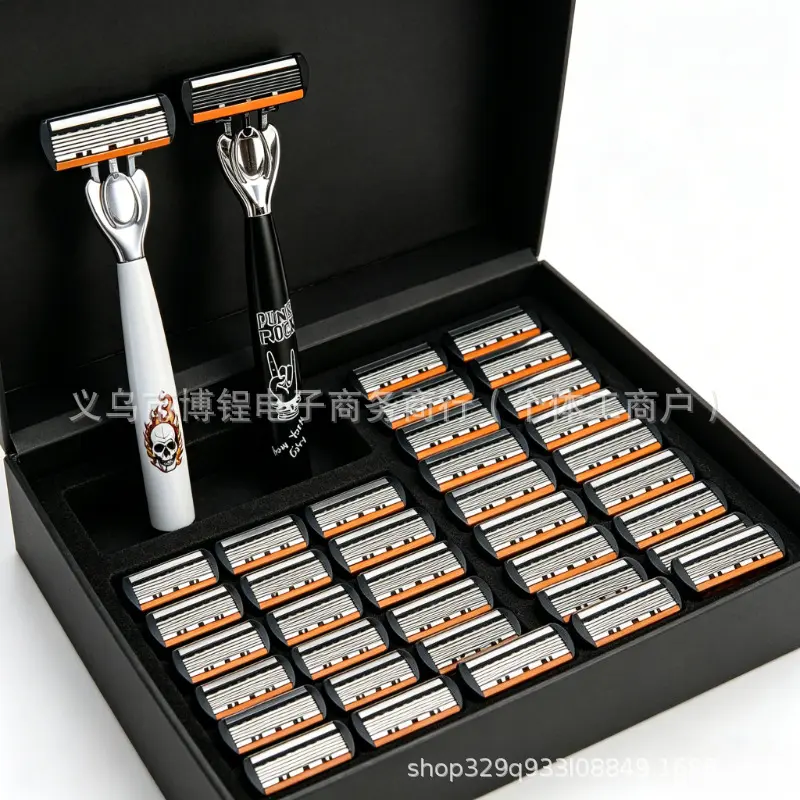 Six-Layer Manual Razor with Universal Replacement Head