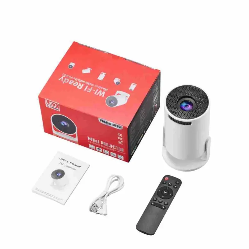 HY300 Beamer Cross-Border Wireless Screen Mirroring Mini Heimkino Outdoor Tragbar M5 Projektor