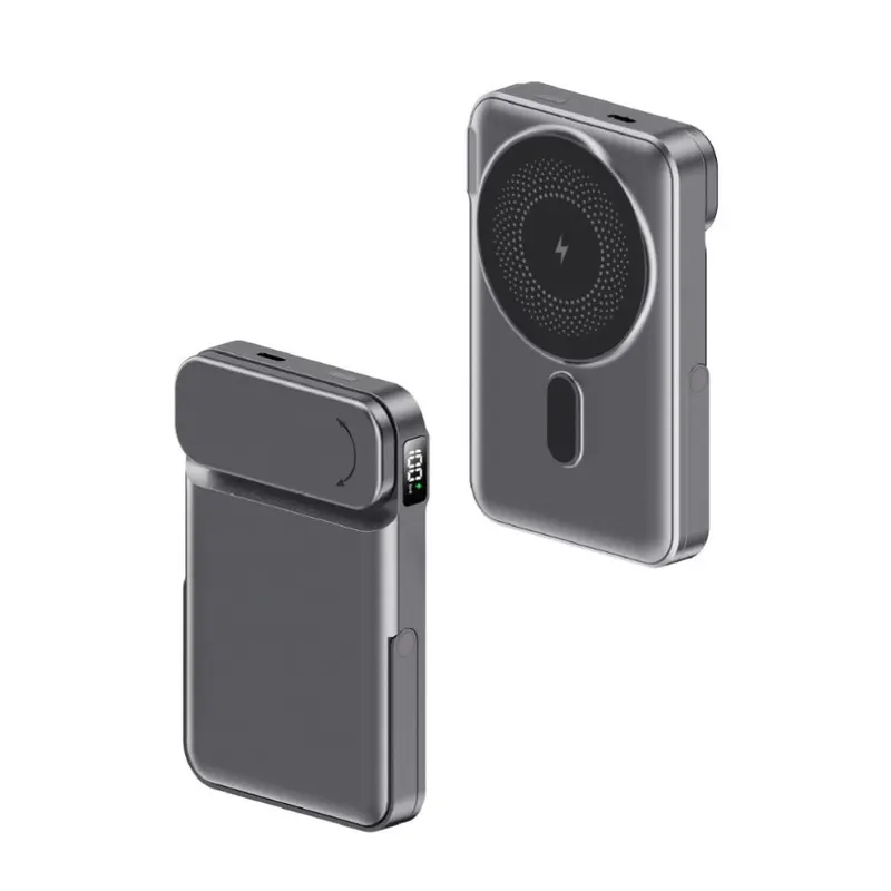 New Cross-border Mini Compact Magnetic Wireless Charging Watch Power Bank 10000mAh Super Fast Charging Mobile Power Supply