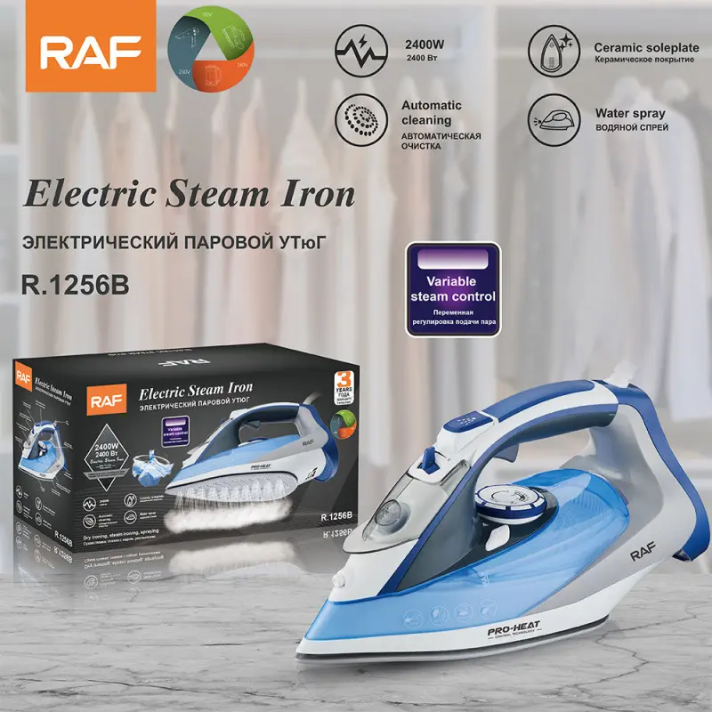 欧规 手持熨烫机电熨斗干湿两用蒸汽熨斗家用  便携挂烫机2200w