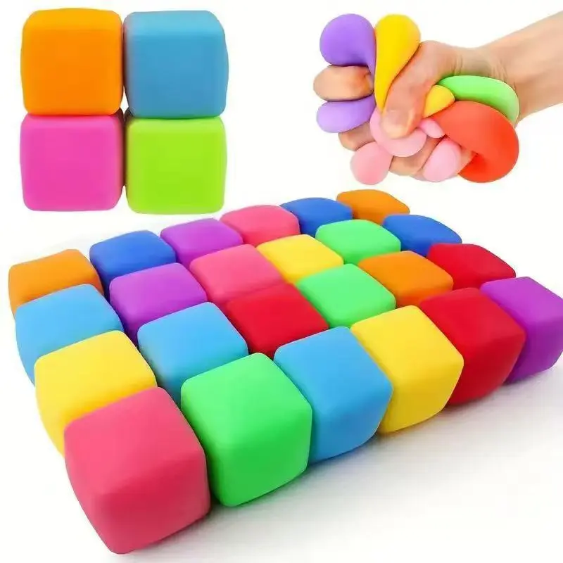 Quadratisches Knetspielzeug TPR Langsam Rückstellend
