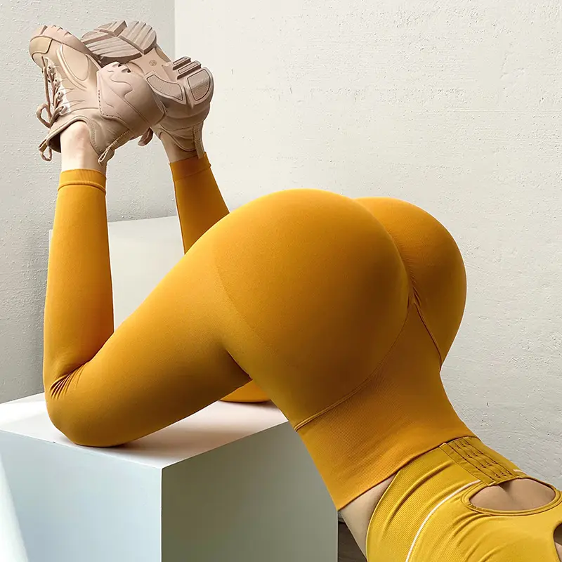 Yoga Pantolonu Seamless Yüksek Belli
