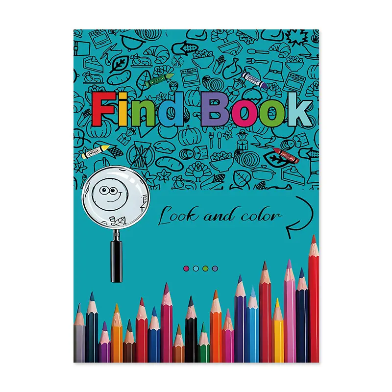 FindBooklookandcolor Kinder-Such- und Malbuch