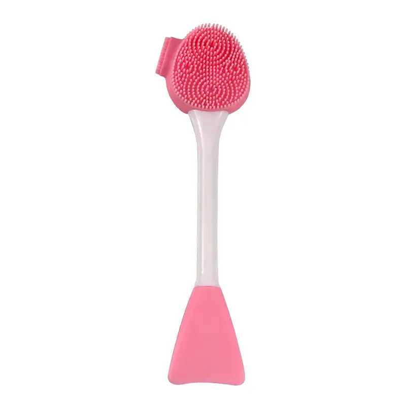 New facial cleansing brush, beauty mud mask brush, DIY beauty tool, mask application stick, makeup cleanser, dual-purpose silicone facial cleansing brush