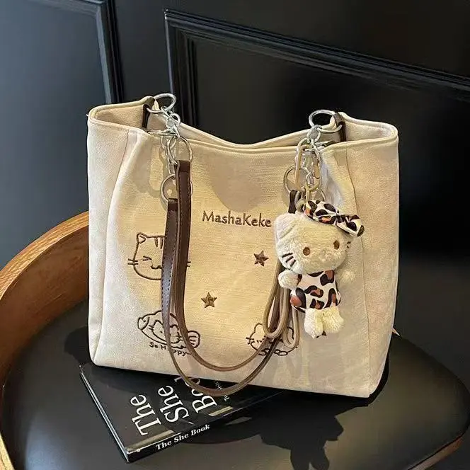 2025 grenzüberschreitende Mode alltägliche Tote Tasche vielseitig für den täglichen Gebrauch Achseltasche Schultasche große Kapazität Schüler Schultasche