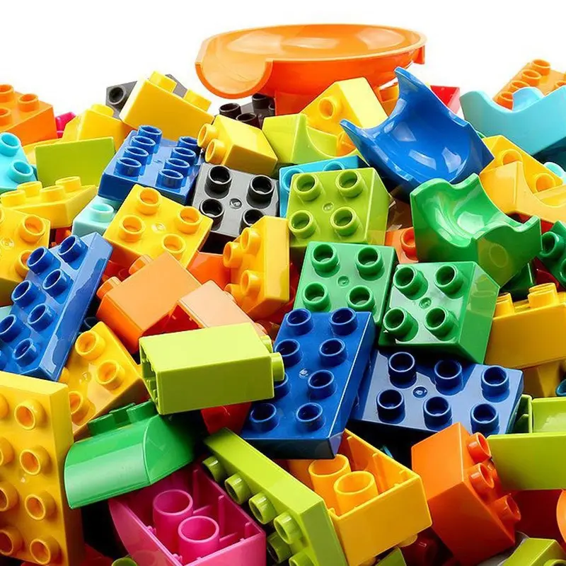 Rutschbahn-Bausteine, große Partikel, pädagogisches Kinderspielzeug