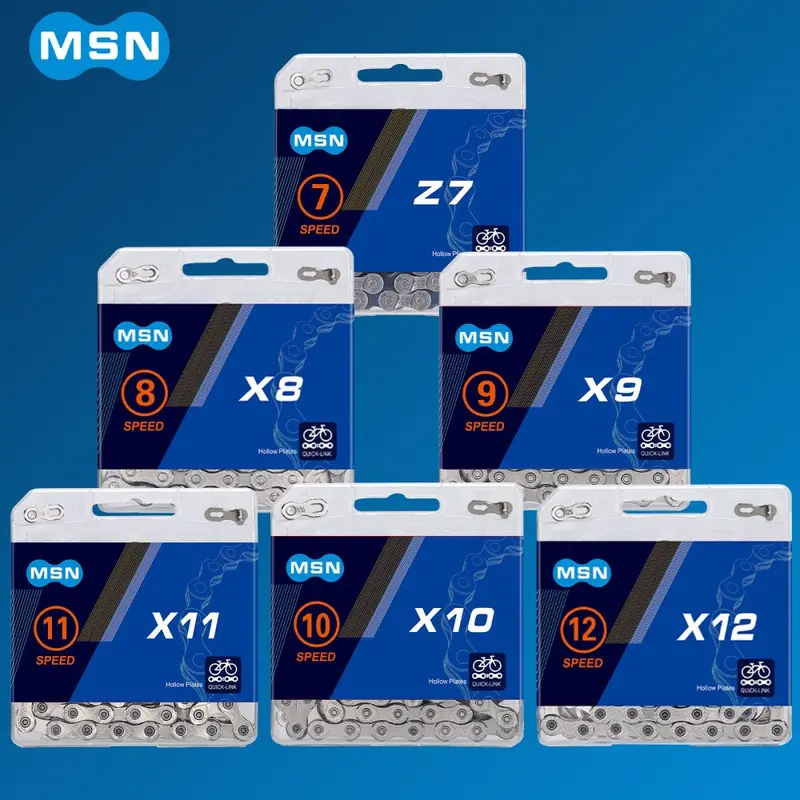 Mountain Bike Chain X8 X9 X10 X11 X12, 21/24/27/30/33 Speed