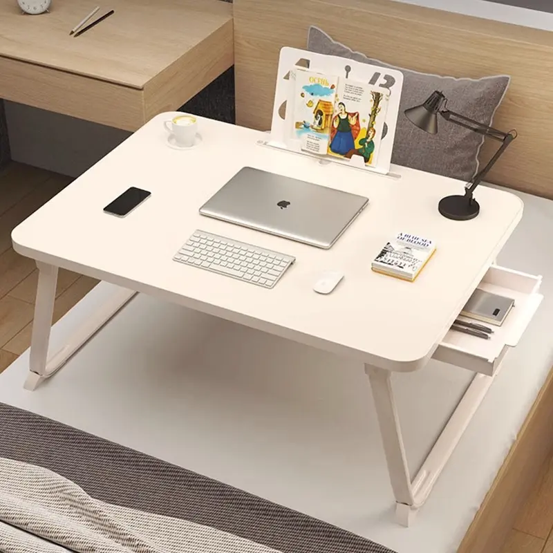 Bed small table foldable table student dormitory desk children's desk bedroom laptop table multifunctional