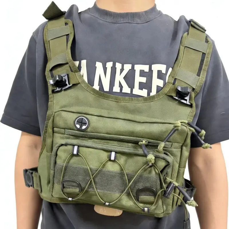 Outdoor-Sport-Fahrradrucksack multifunktional Wandern Bergsteigen Weste leicht Taktik Rucksack Gelände Brustbeutel