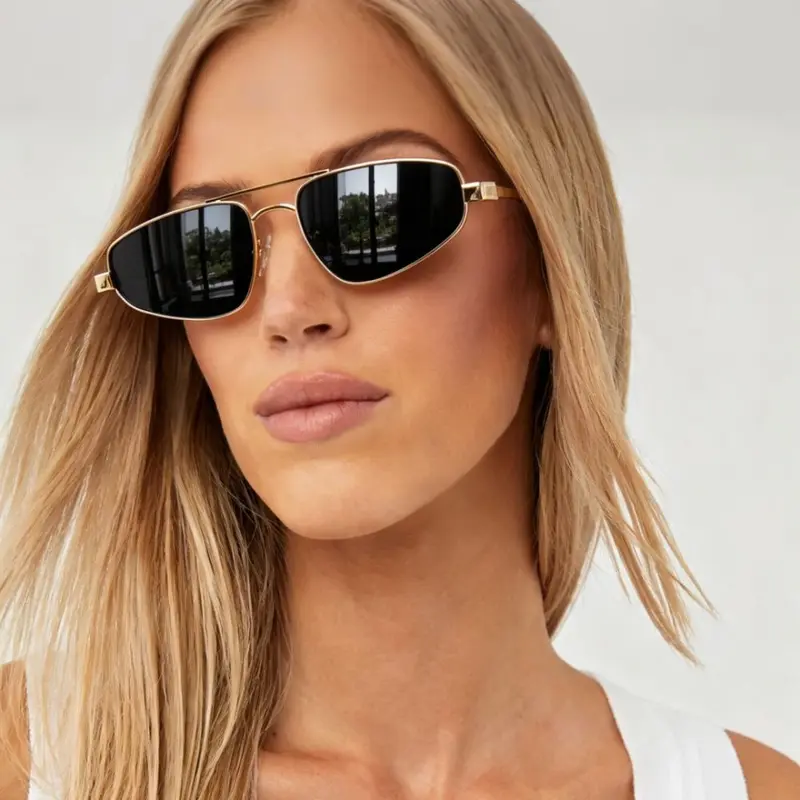 2026 Small Metal Frame Sunglasses, UV400