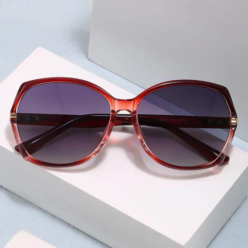 Large Frame Retro Polarized Sunglasses for Women, Driving