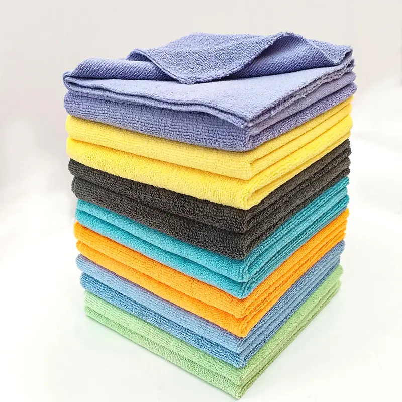 300 GSM Microfiber Car Drying and Polishing Towel, Heat-Cut Edge
