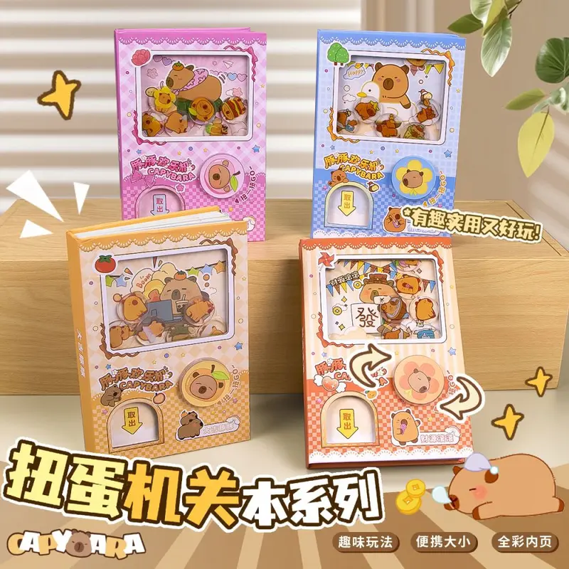 Mini Pocket Notebook for Elementary Students, Cartoon Stationery