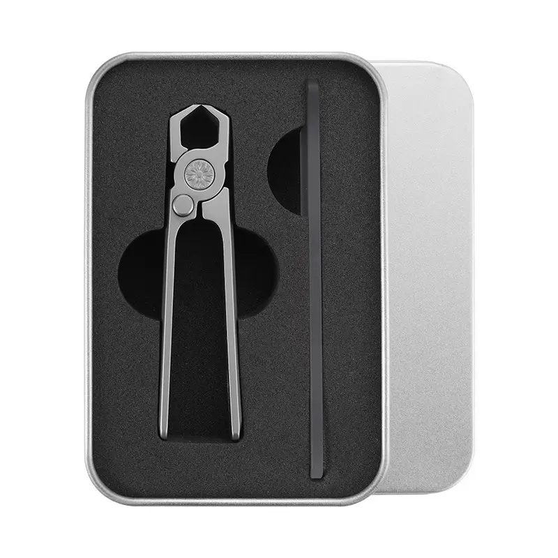 Stainless steel nail clipper set for thick nails