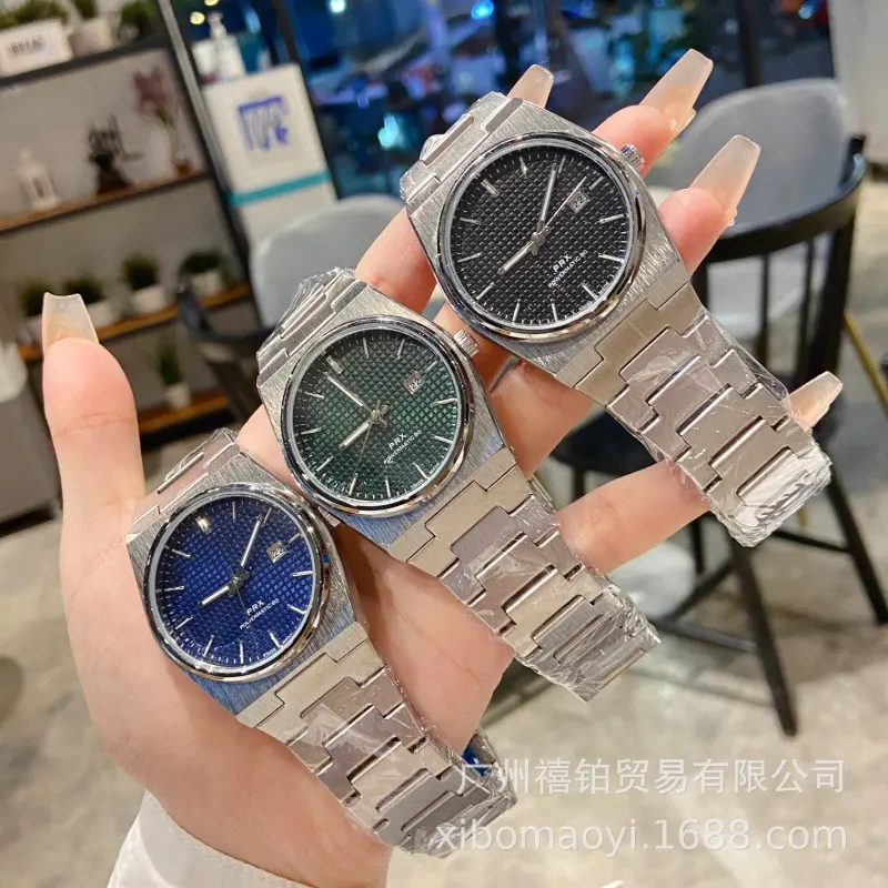 PRX Serie Herrenuhr Quarz, großes Zifferblatt, Kalender