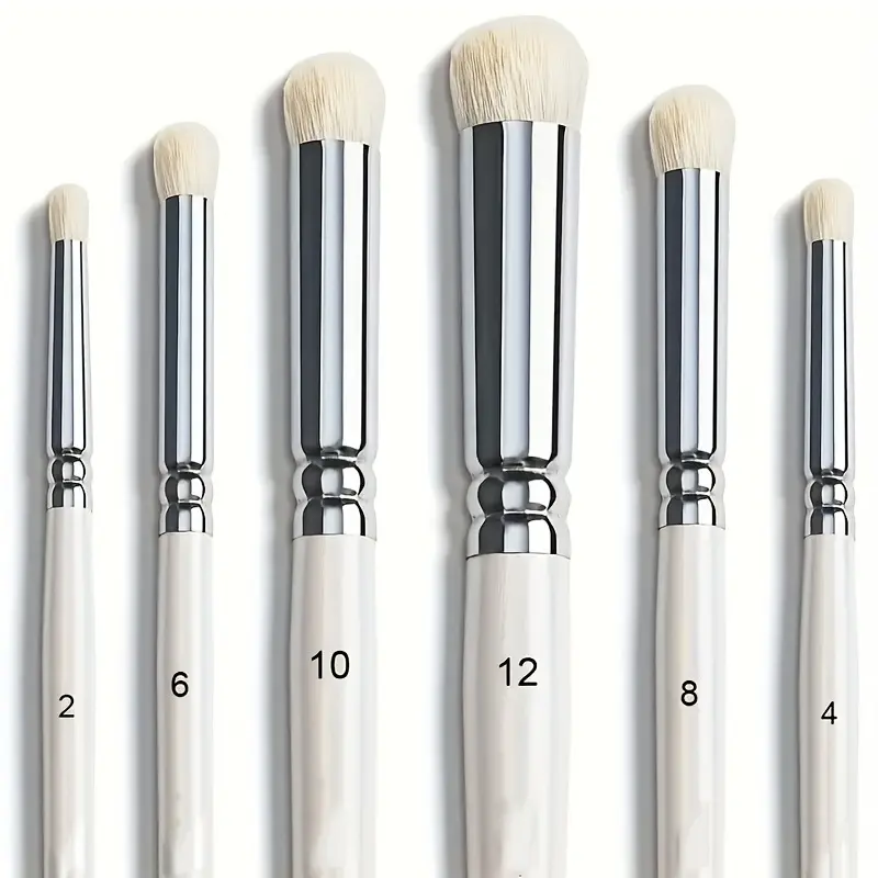 DIY wool brush set, 6-piece, ceramic painting, oil and gouache