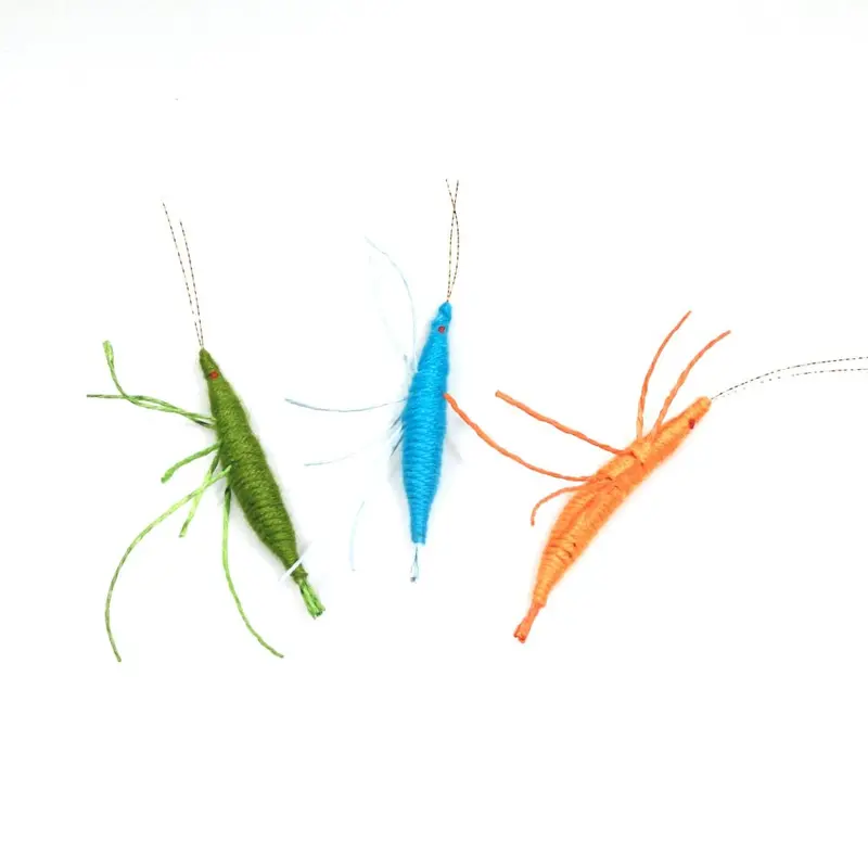 Fuqia Cat Toy New Wool Shrimp Cat Self-Entertaining Happiness Toy Original Design Source Manufacturer
