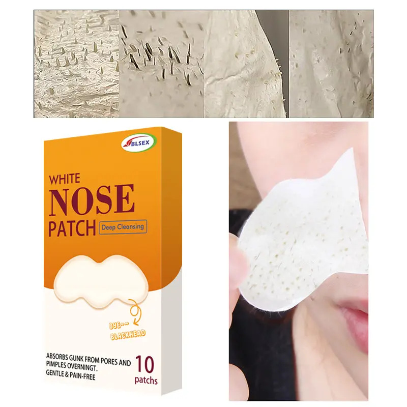 Blackhead Nose Strips, 10 pcs, Pore Cleansing, Mineral Mud