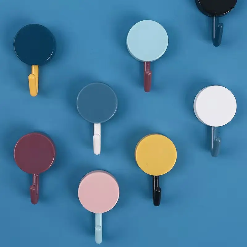 No-Drill Adhesive Wall Hooks, Damage-Free, Nail-Free