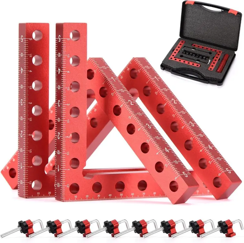 Aluminum Alloy 90 Degree Right Angle Clamp for Woodworking