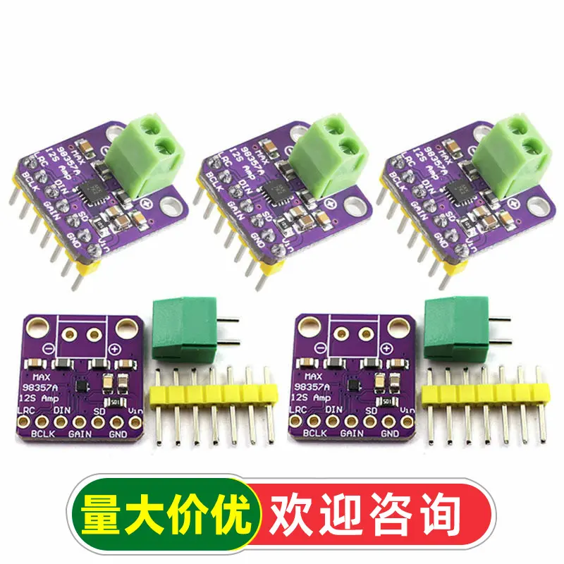 MAX98357 I2S Audioverstärkermodul, filterlos Klasse D, ESP32-kompatibel