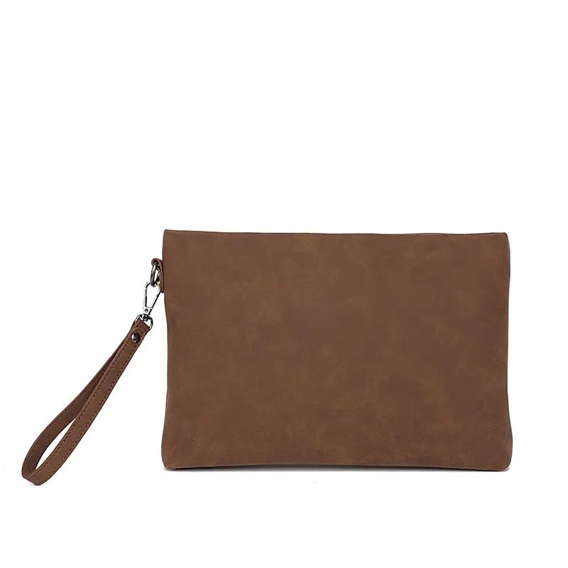 Retro-Herren-Clutch mit Handyfach, Umschlagmodell