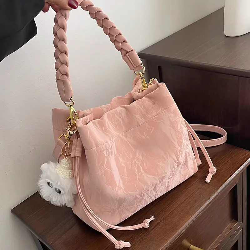 Pembe Kova Çanta, Kadın Çok Yönlü Askılı Çapraz Çanta