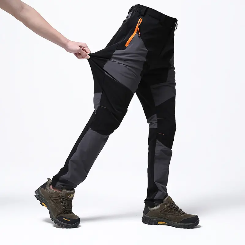 Erkek outdoor softshell dağcılık pantolonu, rüzgar ve su geçirmez, esnek