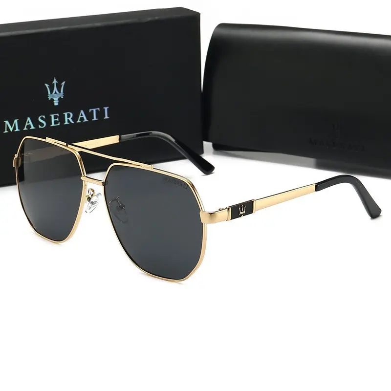 Maserati Men's Polarized Sunglasses, Large Frame, 2025 Model, Driving Glasses