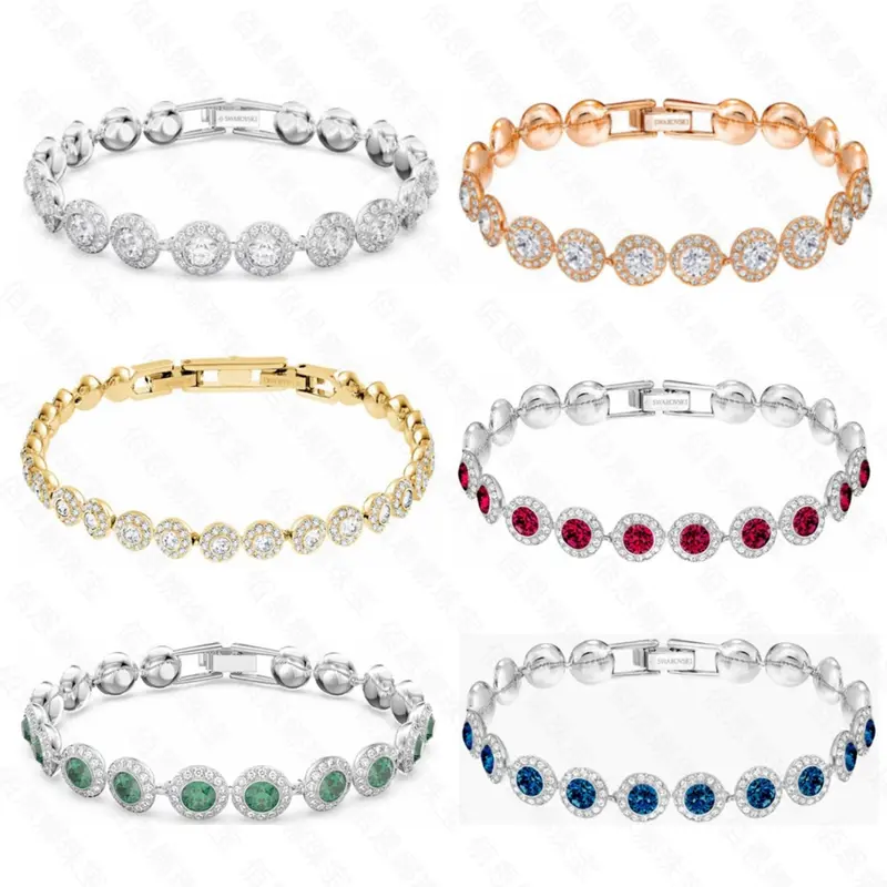 Shijia Round Single Diamond Button Bracelet, Adjustable, for Women