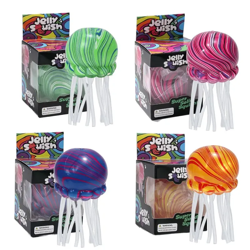 Slow-rebound stress relief squeeze toy, jellyfish design